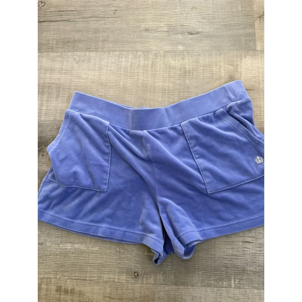 Juicy by Juicy Couture Periwinkle‎ Velour Shorts
